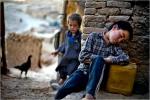 Children on outskirts of Bamiyan. NYTimes Photo