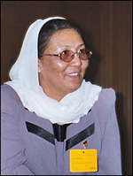 First-ever female Governor, Habiba Sarabi.