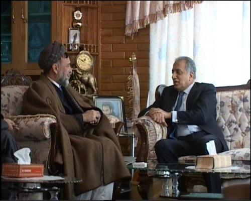 US Envoy to UN, Dr. Khalilzad called on Muhaqiq. 